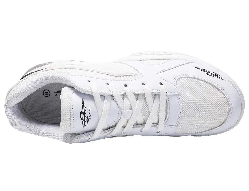 Herren-Gehschuhe mit fester Unterstützung für hohe Fußgewölbe, All-in-One, Weiß, Komfort- und Performance-Stil