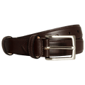 30 Mm Sartorial Fine-Grained Leather Belt Brown