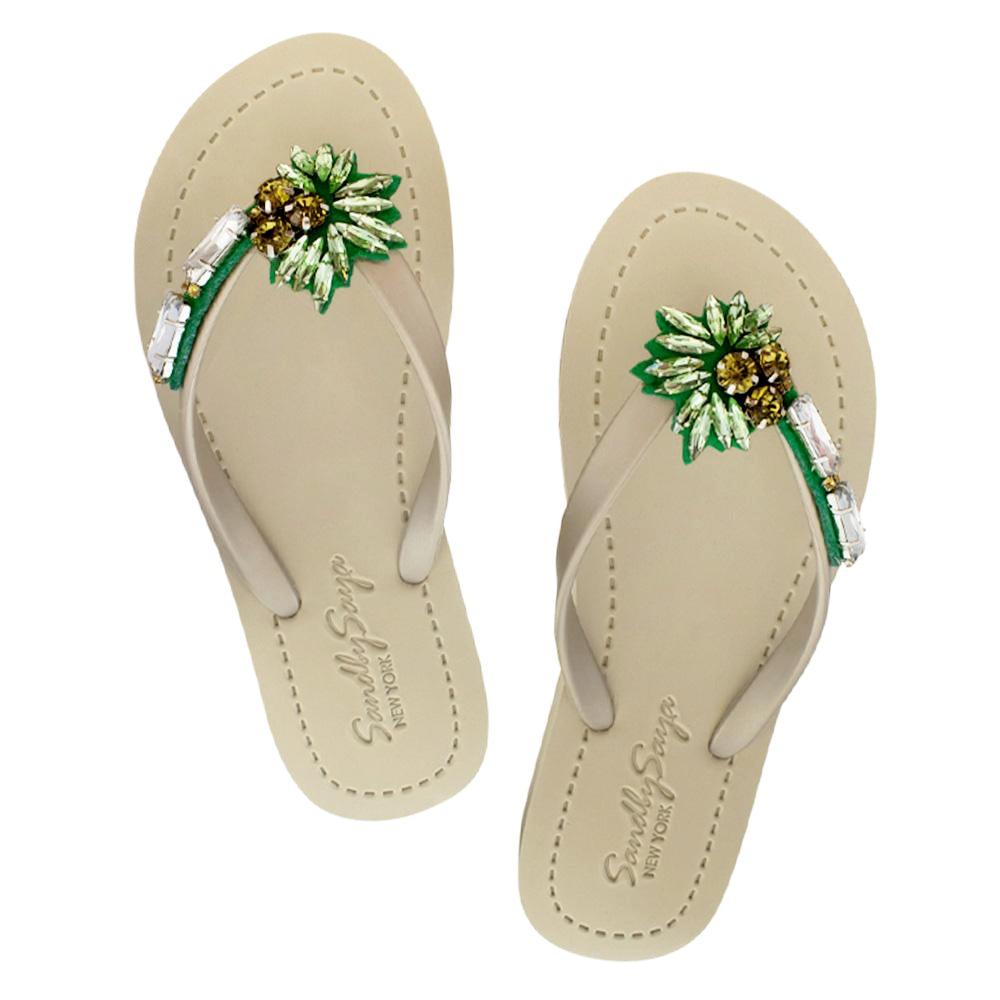 Palm Tree - Flat Flip Flops Sandal