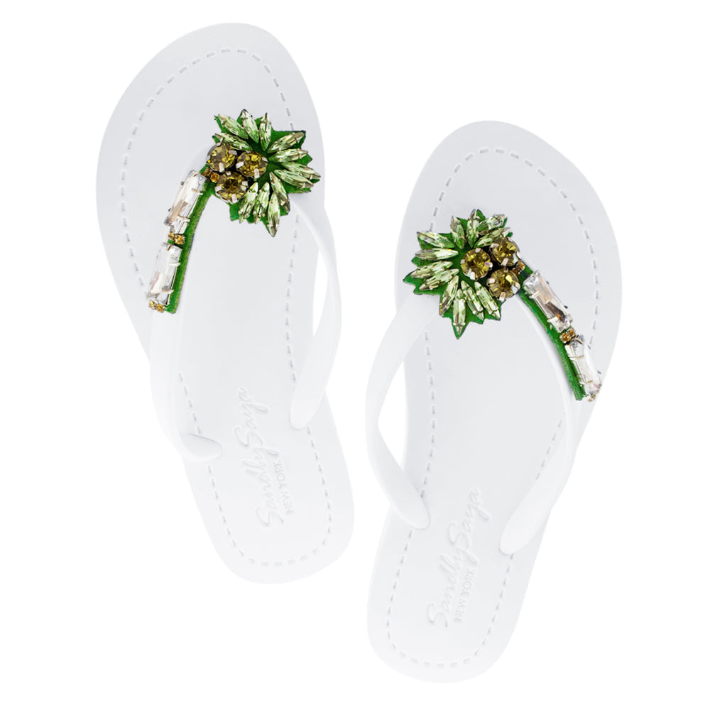 Palm Tree - Flat Flip Flops Sandal