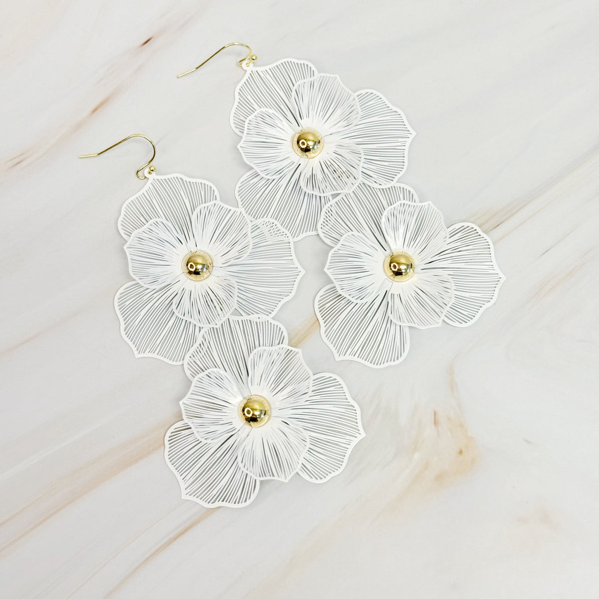 Pendientes Royal Garden Double Bloom