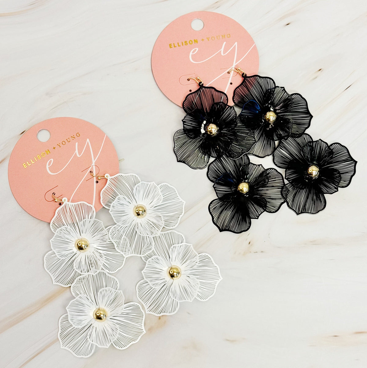 Pendientes Royal Garden Double Bloom