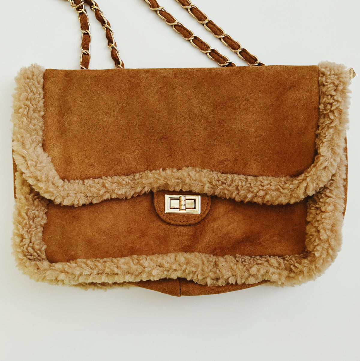 Bolso de hombro con cadena Luxe Deluxe