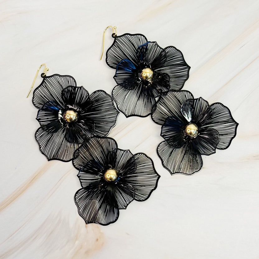 Pendientes Royal Garden Double Bloom