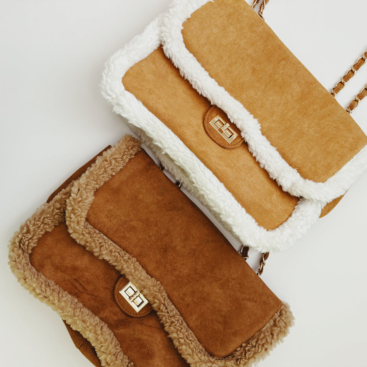 Bolso de hombro con cadena Luxe Deluxe