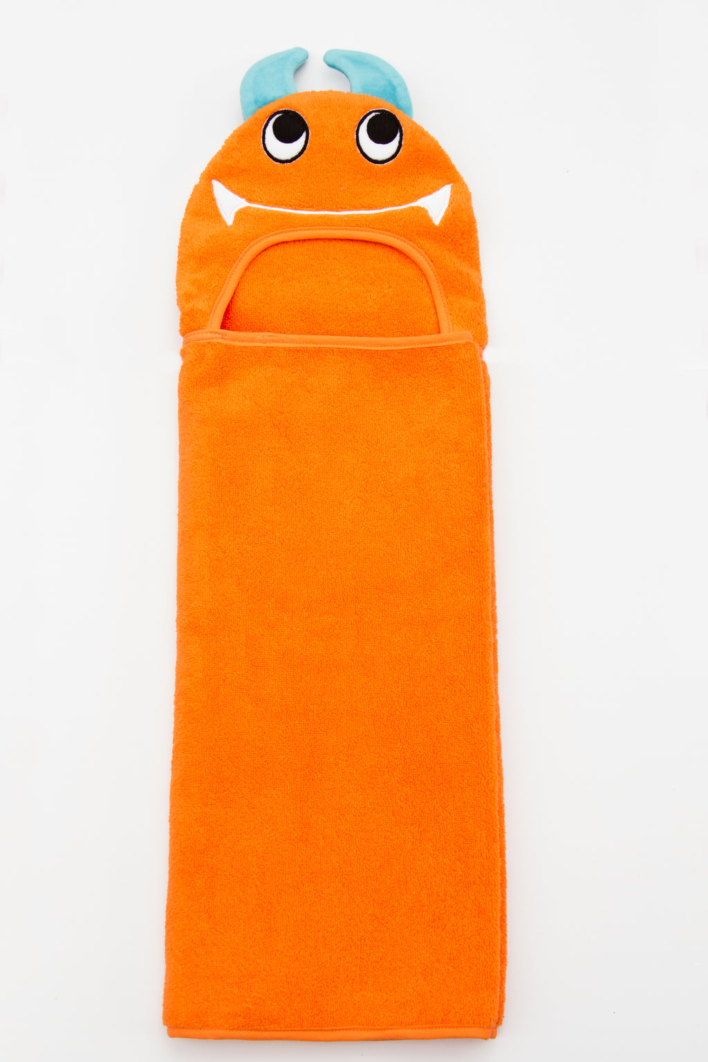 Monster Hooded Cotton Turkish Towel: Little Kid