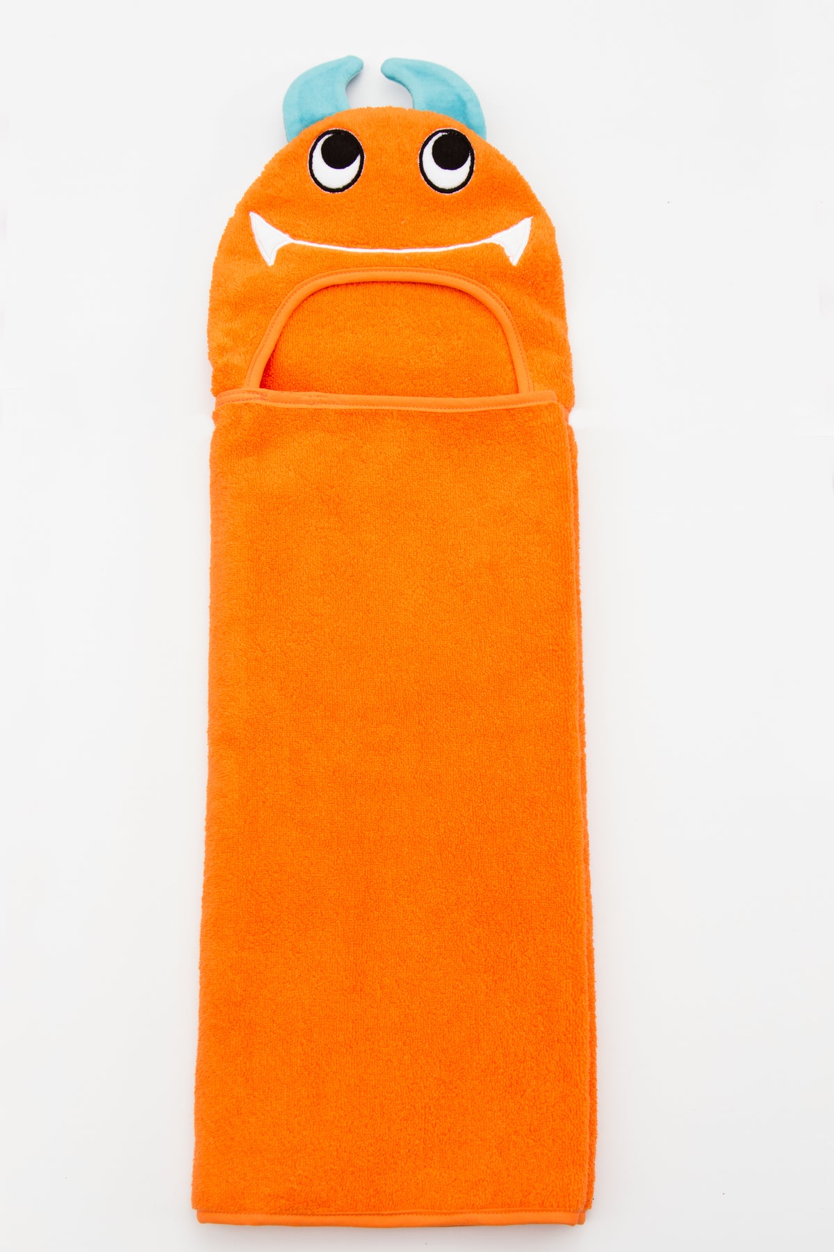 Monster Hooded Cotton Turkish Towel: Little Kid