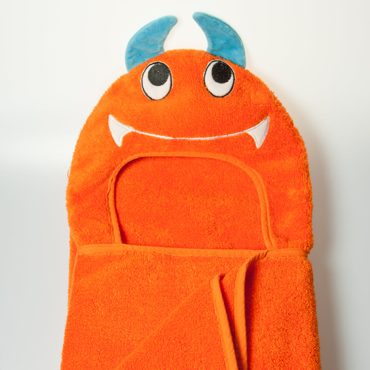 Monster Hooded Cotton Turkish Towel: Little Kid