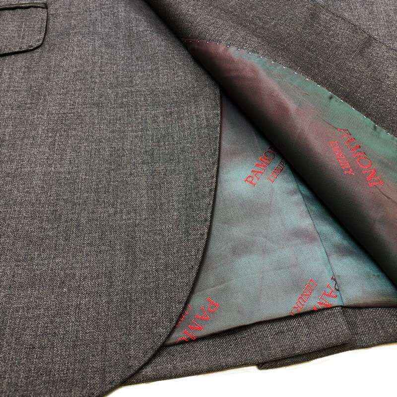 Grey 1-Button Regular Fit Suit