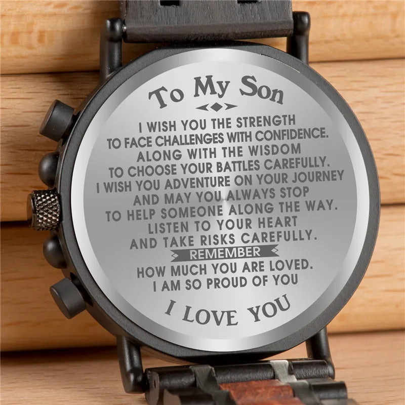 Customized BOBOBIRD Wood Watch Engrave Your Personalized Logo on the Back Cover Relogio Masculino Gift With Wooden Box L-S18-1