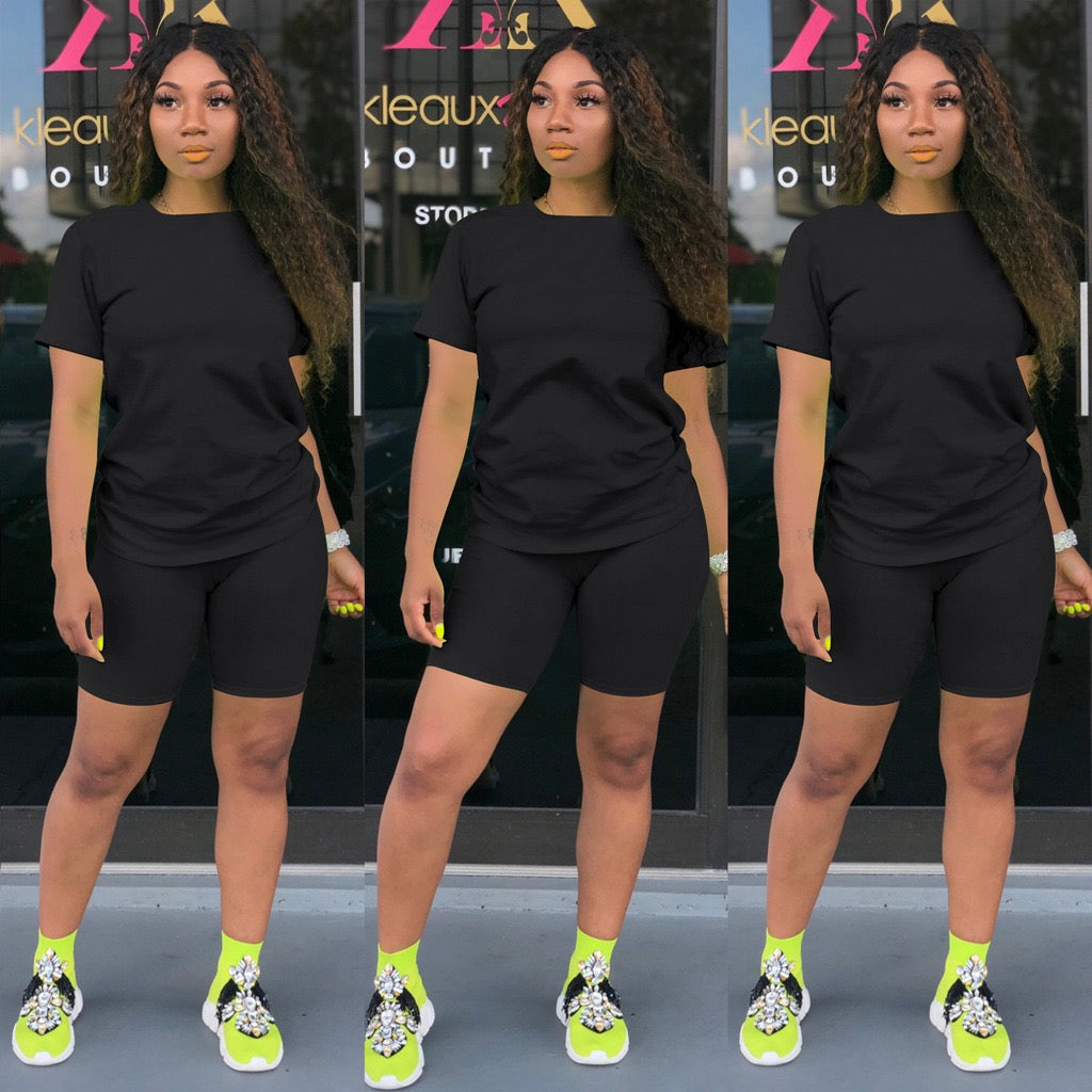 Specialdesignad logotyp plus size damkläder sommar bomull kortärmat tvådelat set damkläder 2023
