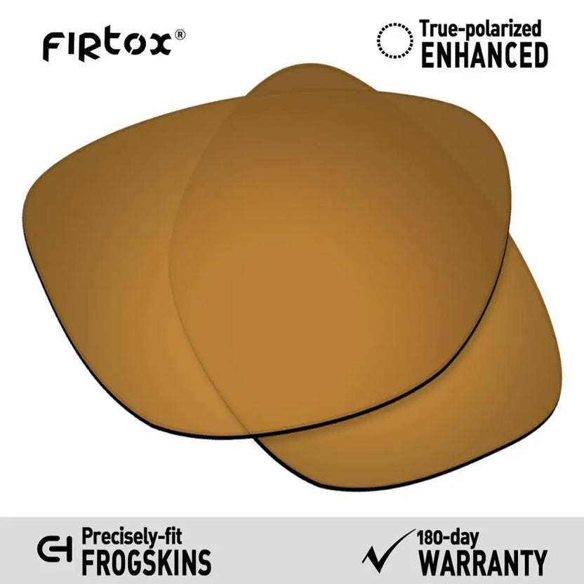 Firtox True UV400-polariserade ersättningslinser för Oakley Frogskins OO9013 solglasögon (endast kompatibla linser) - flera färger