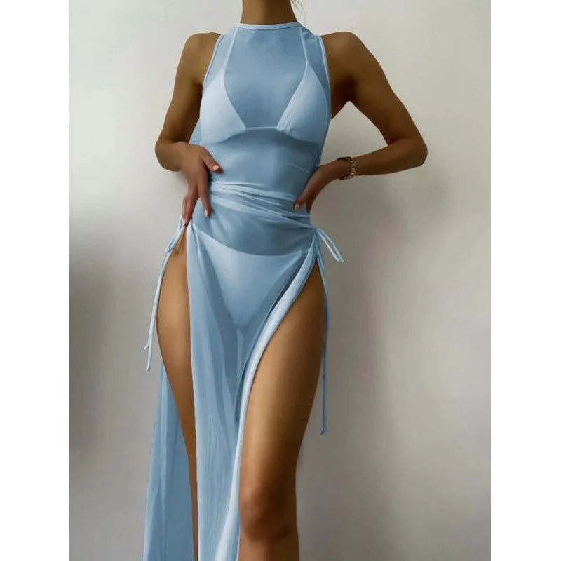 Three Piece Swimsuit for Women With Cover Ups Swim Suit Bikini Swimsuit Cover Up Swimwear Beach Cover Ups for Women