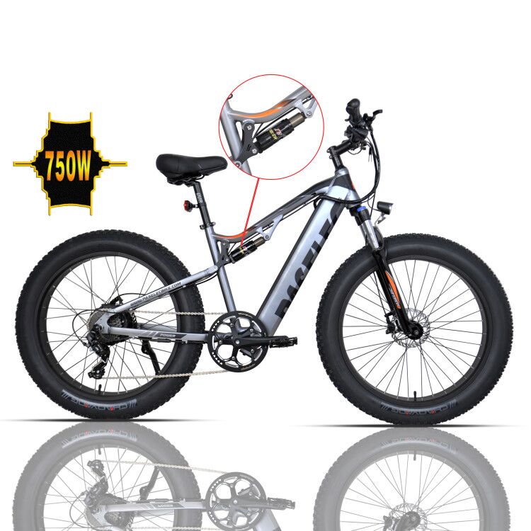Producto destacado: Bicicleta eléctrica de montaña PASELEC GS9 Plus con neumáticos anchos, motor de 48V y 750W