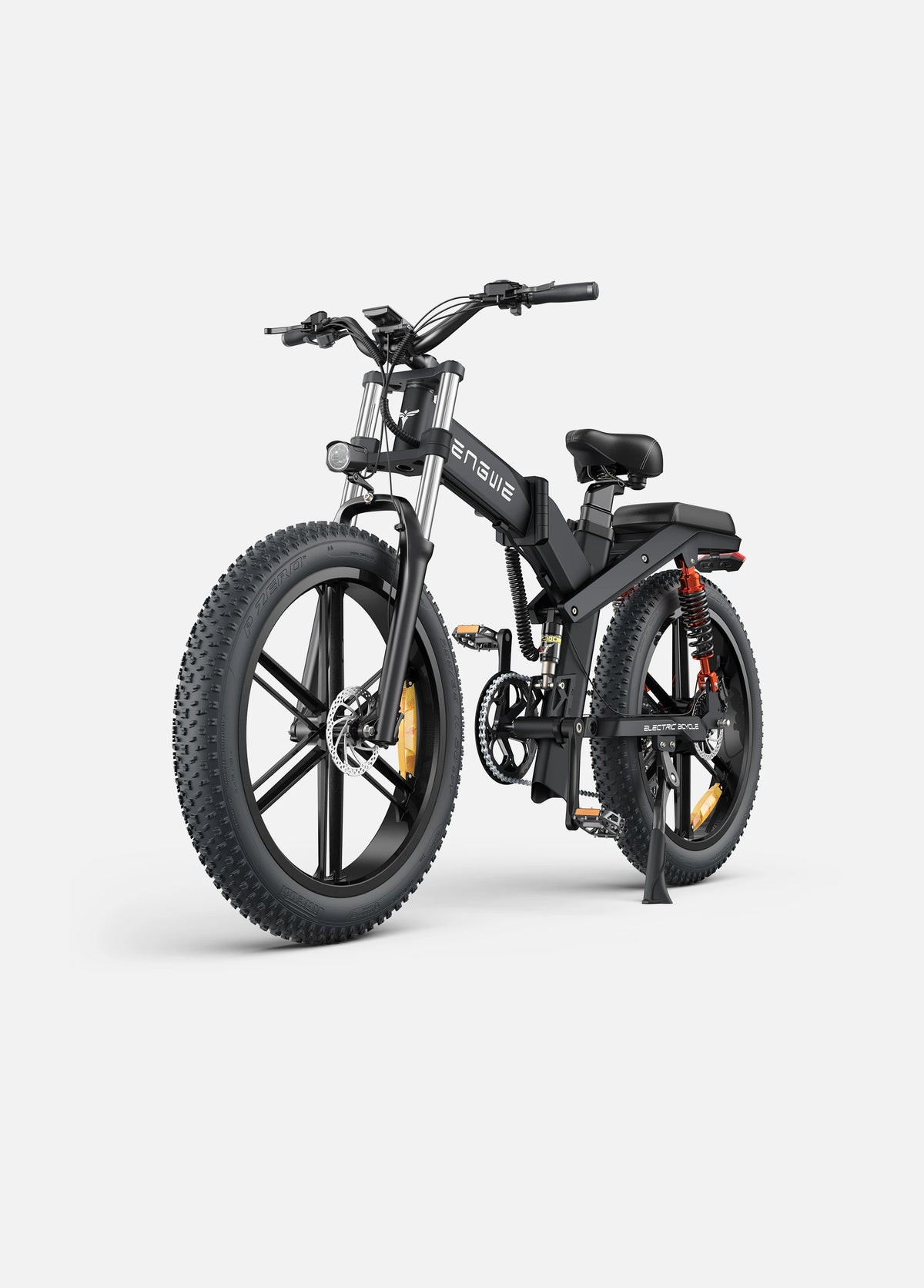 Bicicleta eléctrica ENGWE X26 de doble batería, neumáticos gruesos, 50 km/h, motor de 1000 W, freno de disco hidráulico, para caminos todoterreno, bicicleta eléctrica de montaña