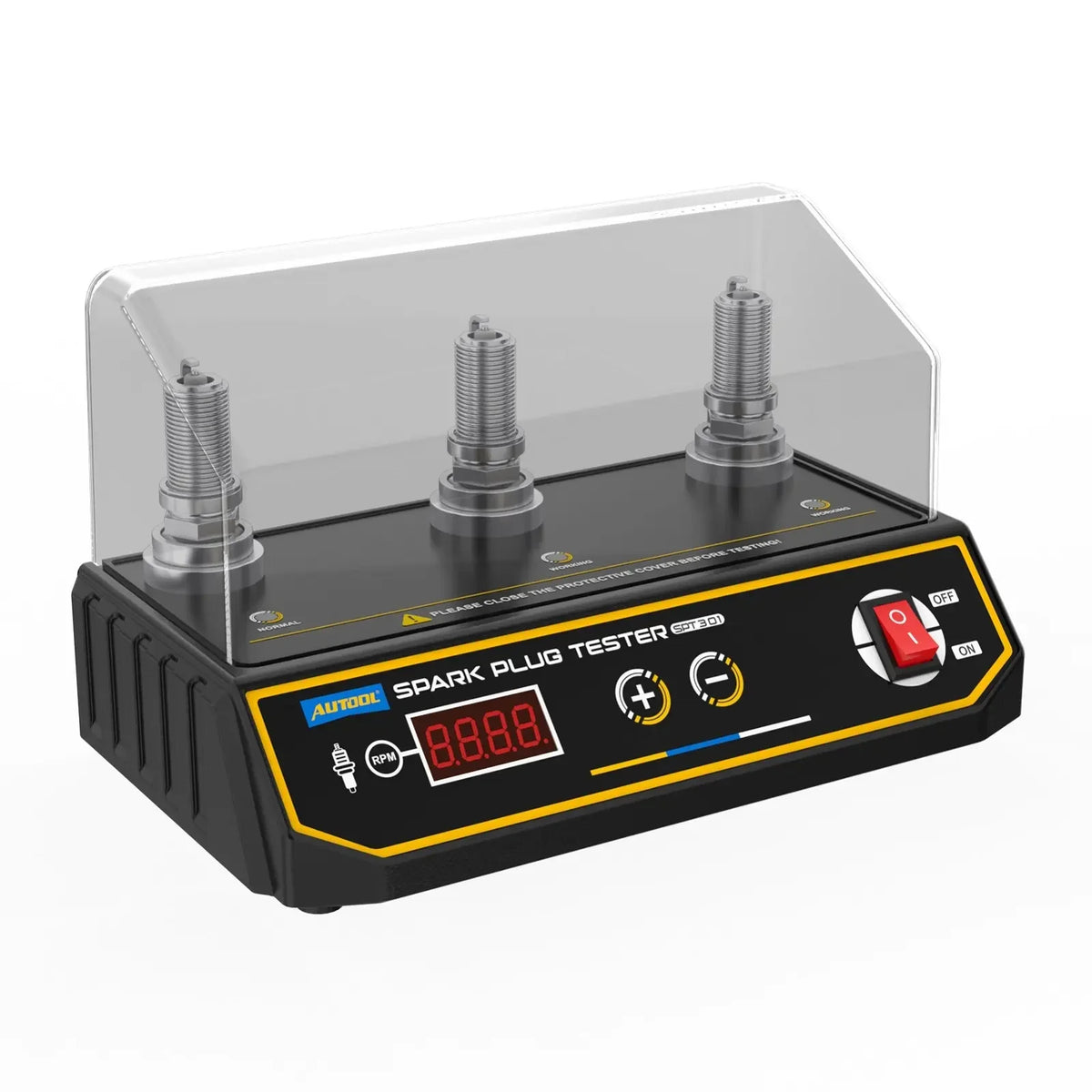 AUTOOL SPT301 Mini Car Spark Plug Tester With Ignition Analyzer