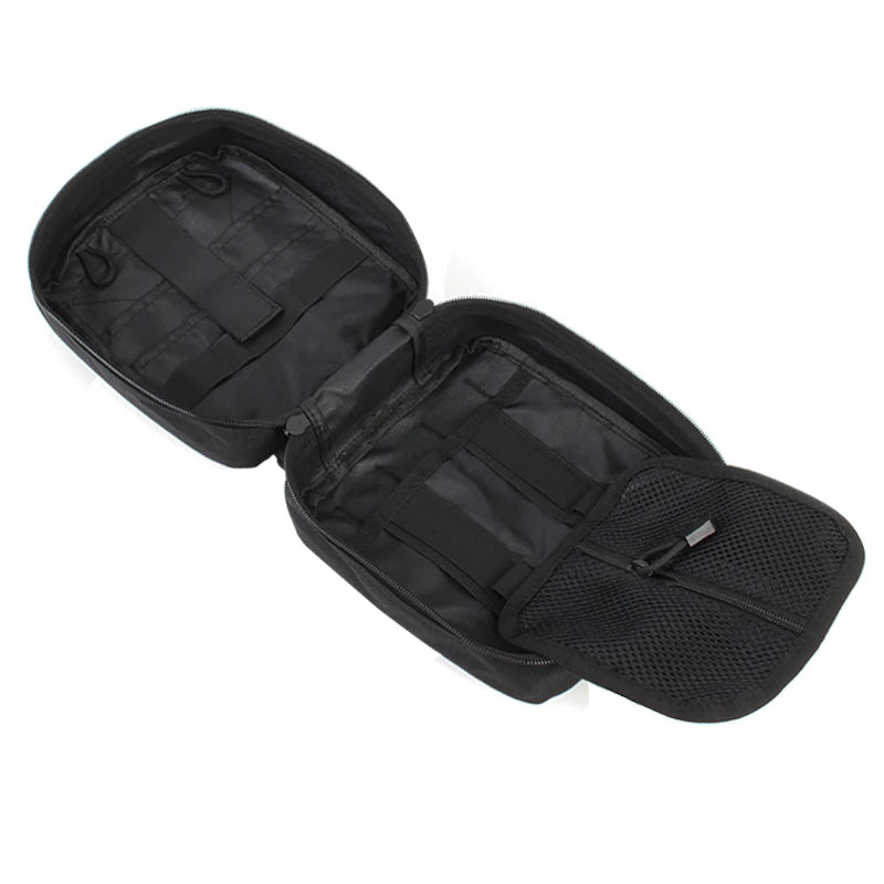 TACTIFANS First Aid Pouch Patch Bag Molle Hook and Loop Amphibious Tactical Medical Kit EMT Emergency EDC Rip-Away Survival IFAK