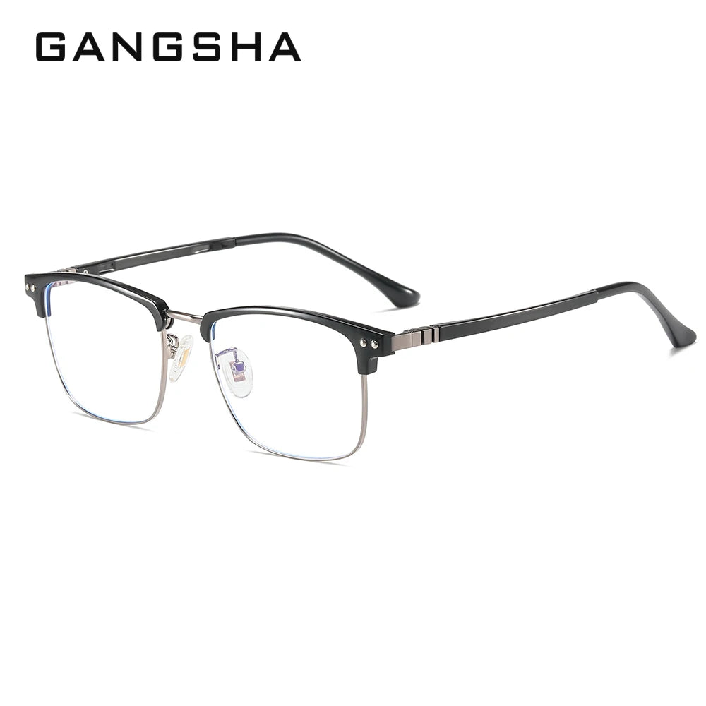 Brand Computer Glasses Frame Square Eyeglasses ULTEM Anti Blue Light Eyewear Prescription for Women Men Oculos De Grau 52016