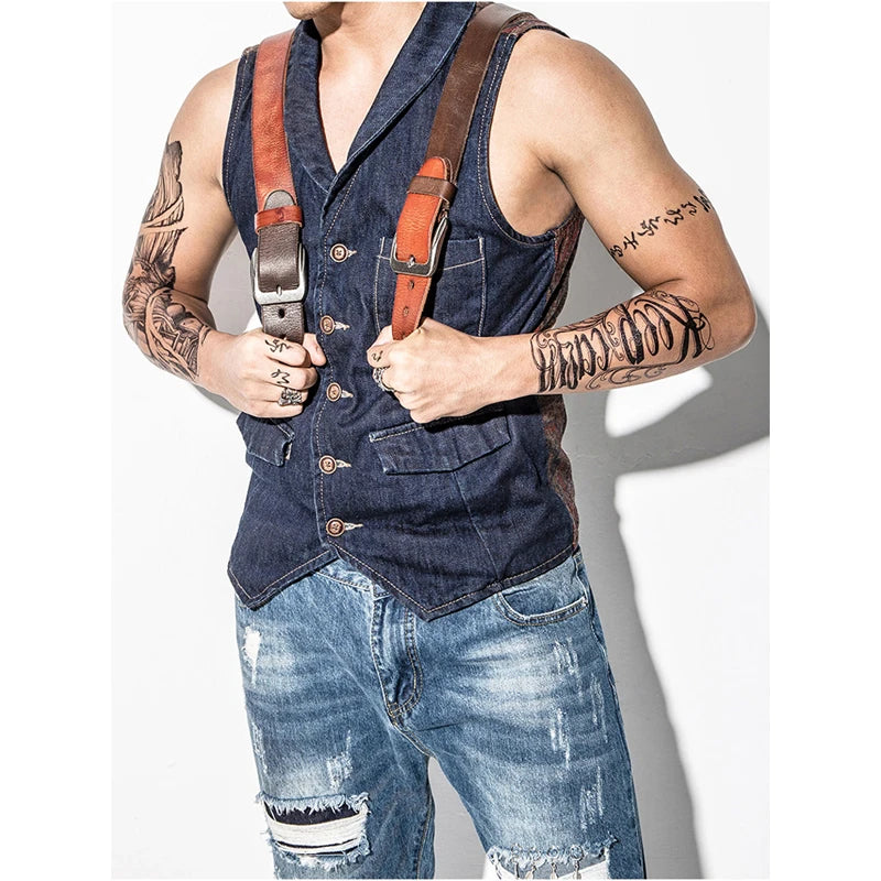 MEDYLA Men Top Layer Leather  Casual High Quality Belt Vintage Design Pin Buckle Genuine Leather Belts for Men Original Cowhide