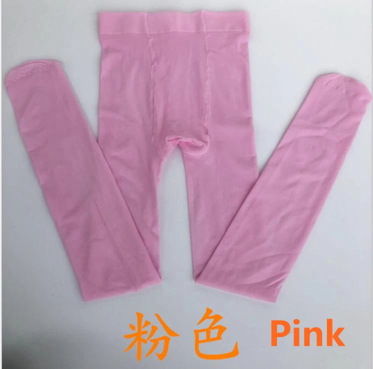 Women 80D Velvet Multi Colored Girls Stockings Anti-Hook Footless Tights Stocking Dance Pantyhose Female Winter