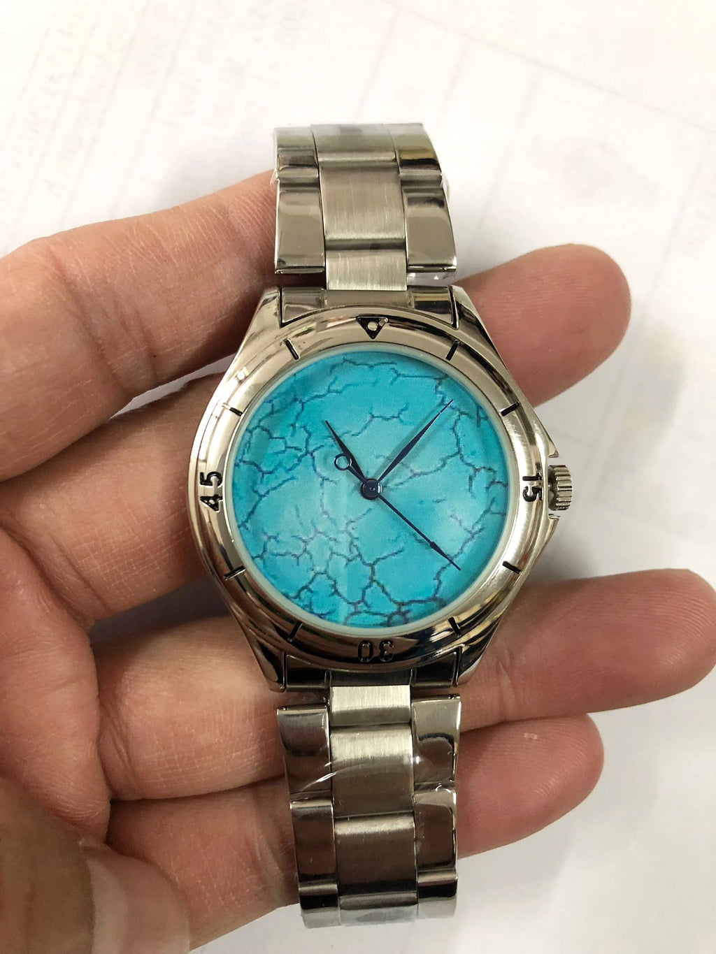 CL055 Reloj de pulsera personalizado con foto en la esfera, regalo único hecho a medida para parejas