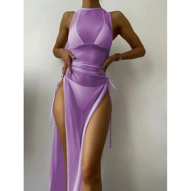 Three Piece Swimsuit for Women With Cover Ups Swim Suit Bikini Swimsuit Cover Up Swimwear Beach Cover Ups for Women