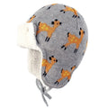 Connectyle  Baby Boys Girls Winter Skull Hat Cute Cartoon Dinosaur Cotton Fleece Lined Windproof Earflap Warm Outdoor Daily Hat