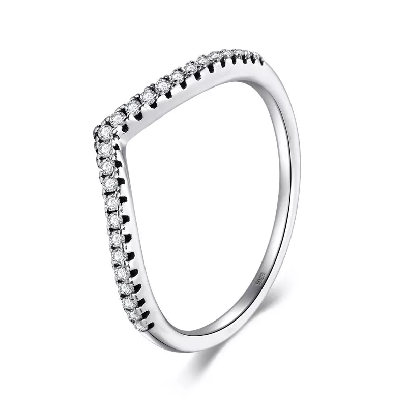 Modian 3 Style Real 925 Sterling Silver Stackable Simple Ring Clear CZ Fashion Instagram Jewelry for Women Couple Gift Rings