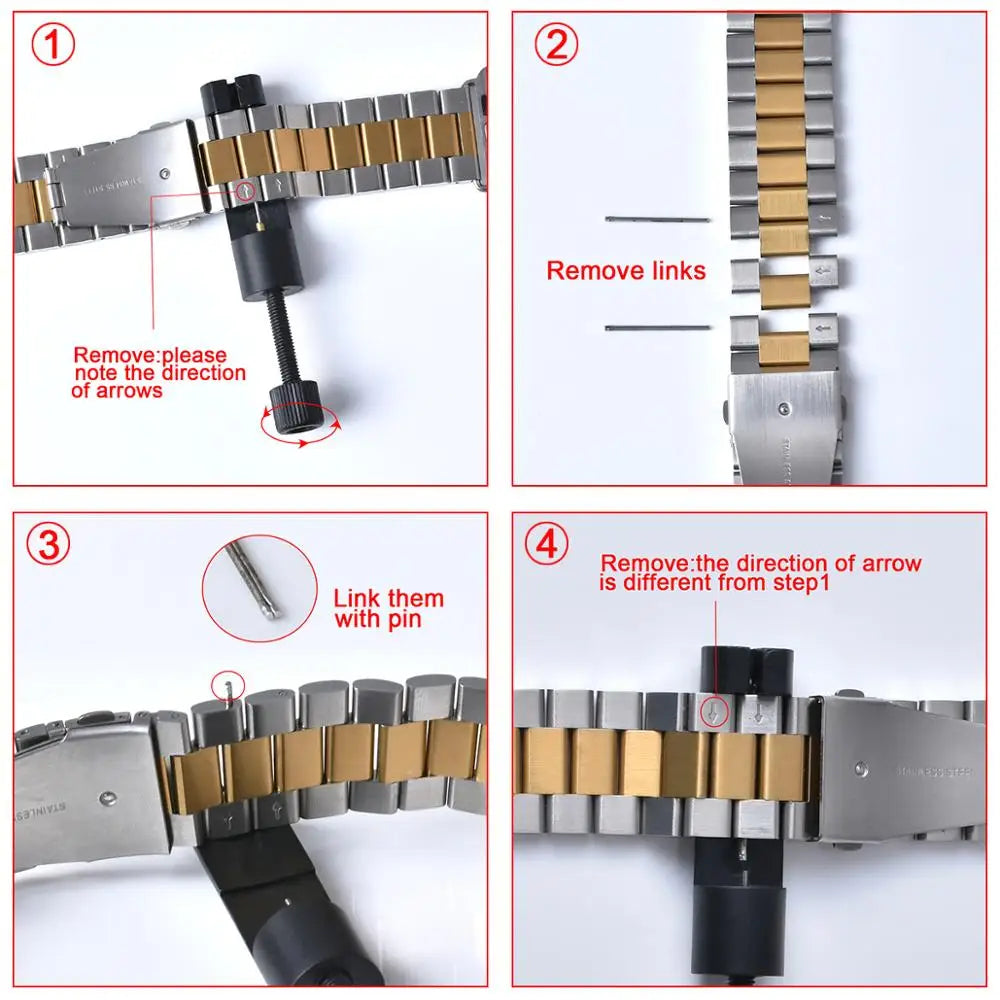 Stainless Steel Strap for Apple Watch S10/11 42MM 46MM Metal Bracelet Band for iWatch 5 6 SE 7 8 9 41MM 45 44mm 40 49MM Ultra