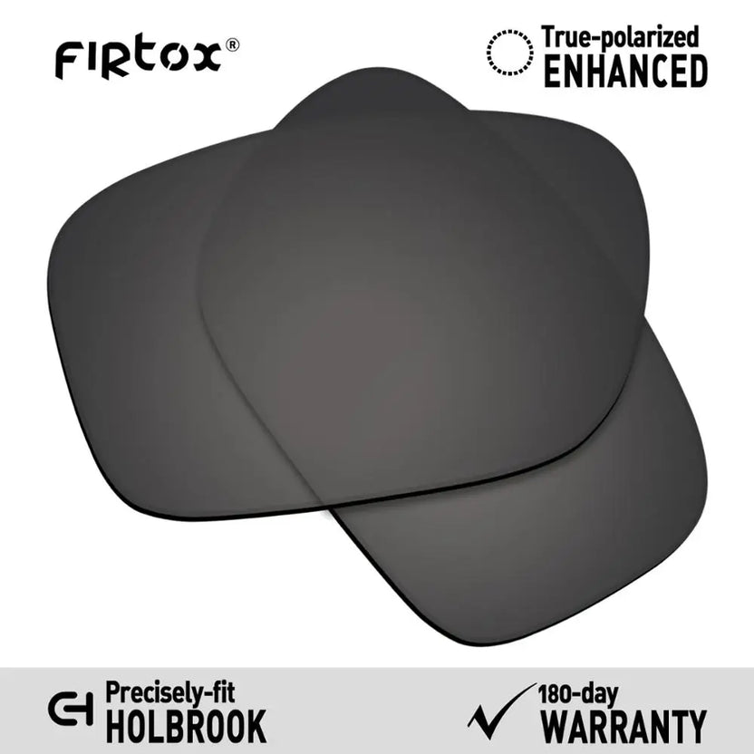 Firtox True UV400 polariserade ersättningslinser för Oakley Holbrook OO9102-solglasögon (endast kompatibla linser) - flera färger