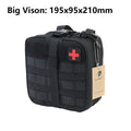 TACTIFANS First Aid Pouch Patch Bag Molle Hook and Loop Amphibious Tactical Medical Kit EMT Emergency EDC Rip-Away Survival IFAK