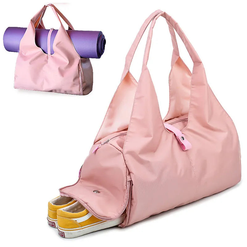 Bolsa para esterilla de yoga Scione, bolsa de gimnasio y fitness para mujeres y hombres, bolsa de entrenamiento, bolsa de deporte para viajes, mochila deportiva de nailon para actividades al aire libre XA441WA