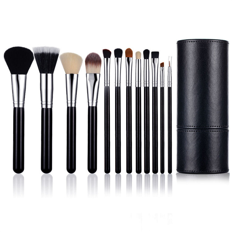 HZM Box-Verpackung High-End-Privatlogo Einzigartige Smudge Beauty Schwarze Diamant-Make-up-Pinsel für das Make-up