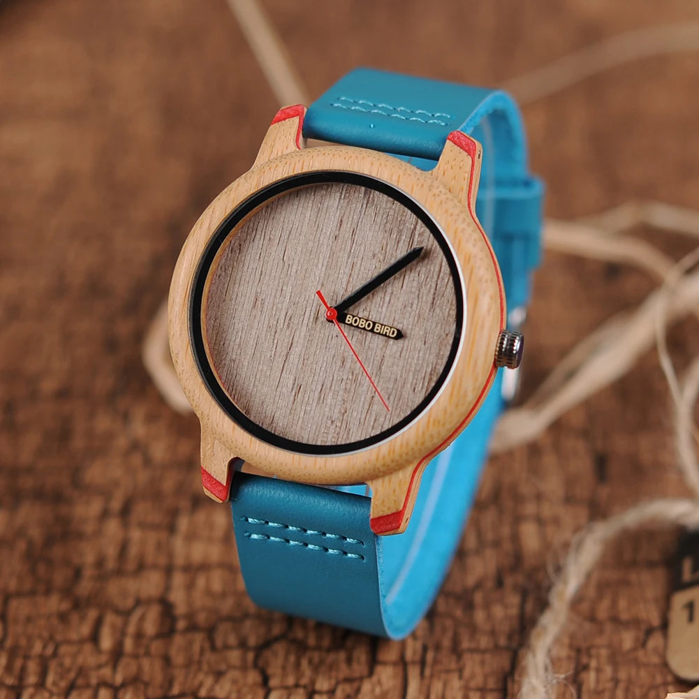 BOBO BIRD Wood Wristwatches Japan Miyota Movement Watch Fashion Brand Designer Bamboo Wooden Watches LOGO Customized OEM