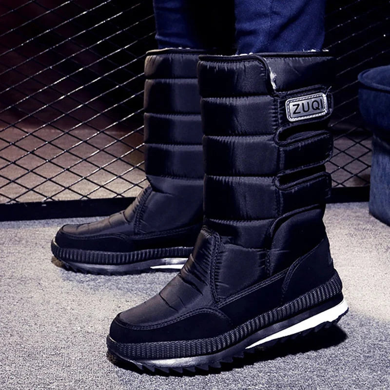 Women Snow Boots Winter Female Boots Thick Plush Waterproof Non-Slip Thigh High Boots Fashion Warm Fur Woman Winter Shoes 2023