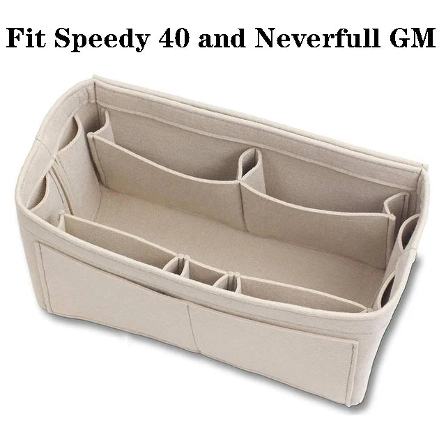 Make Up Organizer Insert Bag for Handbag, Travel Inner Purse Portable Cosmetic Bag, Fit Cosmetic Bags Fit Speedy Neverfull