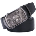 2020 Belts Men Fiber Leather Automatic Buckle Elephant Dragon Chinese Stylish Fashion 140 Cm 150 160