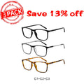 Blue Light Blocking Reading Glasses Men Transparent Computer Eyeglasses Reading Magnifying Eyewear Presbyopic Diopters +1.0 +2.5