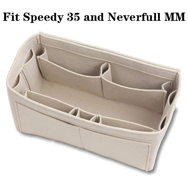 Make Up Organizer Insert Bag for Handbag, Travel Inner Purse Portable Cosmetic Bag, Fit Cosmetic Bags Fit Speedy Neverfull