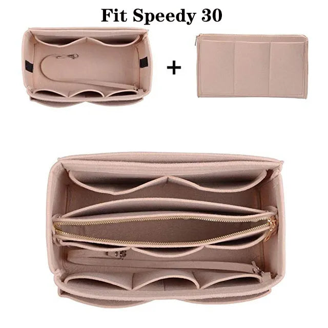 Make Up Organizer Insert Bag for Handbag