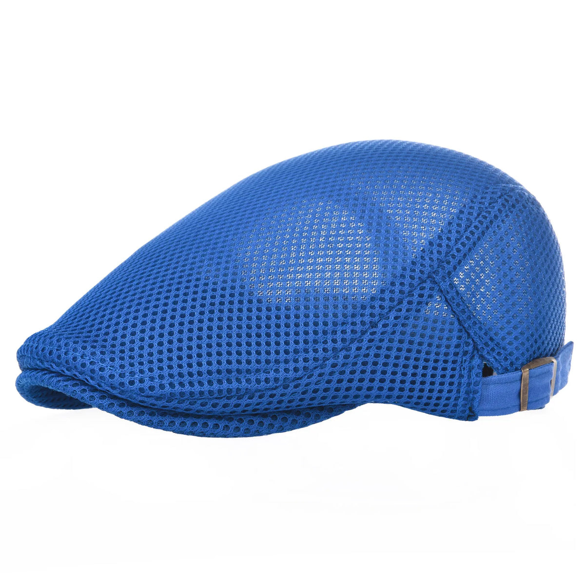 VOBOOM Summer Men Women Casual Beret Hat Ivy Flat Cap Cabbie Newsboy Style Gatsby Hat Adjustable Breathable Boina Mesh Caps 124