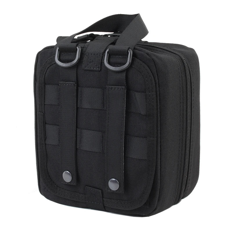 TACTIFANS First Aid Pouch Patch Bag Molle Hook and Loop Amphibious Tactical Medical Kit EMT Emergency EDC Rip-Away Survival IFAK