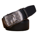 2020 Belts Men Fiber Leather Automatic Buckle Elephant Dragon Chinese Stylish Fashion 140 Cm 150 160