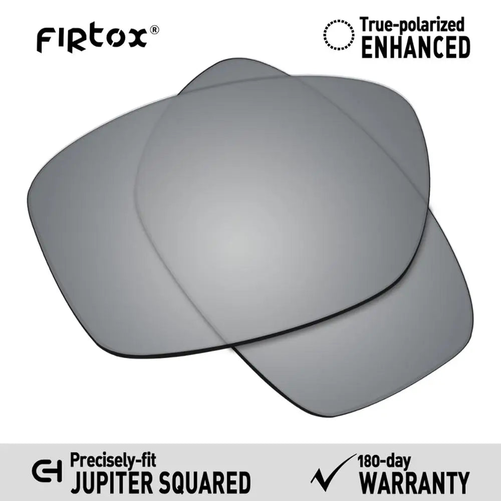 Firtox True UV400 Polarisierte Ersatzgläser für Oakley Jupiter Squared OO9135 Sonnenbrillen (nur kompatible Gläser) - Mehrfachauswahl