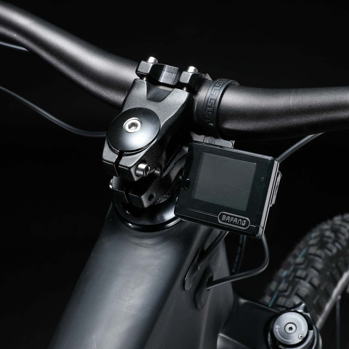 Bicicleta eléctrica de montaña KABON, nueva, de fibra de carbono, suspensión total para descenso, con motor central Bafang y horquilla Rockshox RECON de 29 pulgadas.