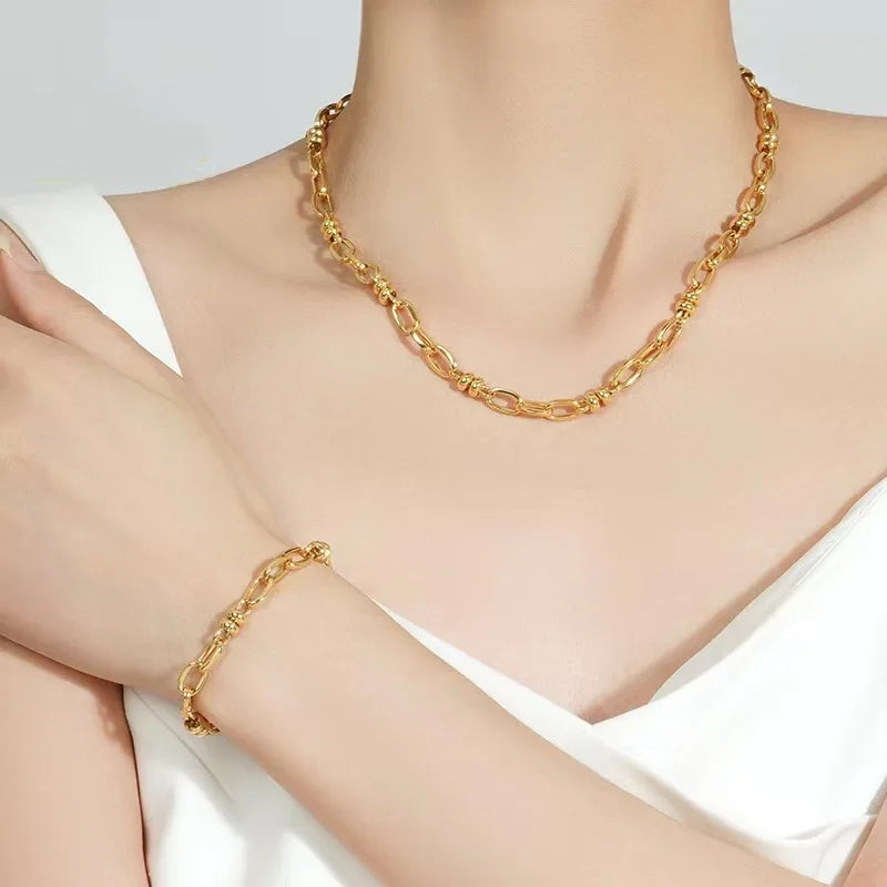 Collar de oro de 18 quilates, artesanía italiana, oro Au750, collar Ares, cadena de oro gruesa