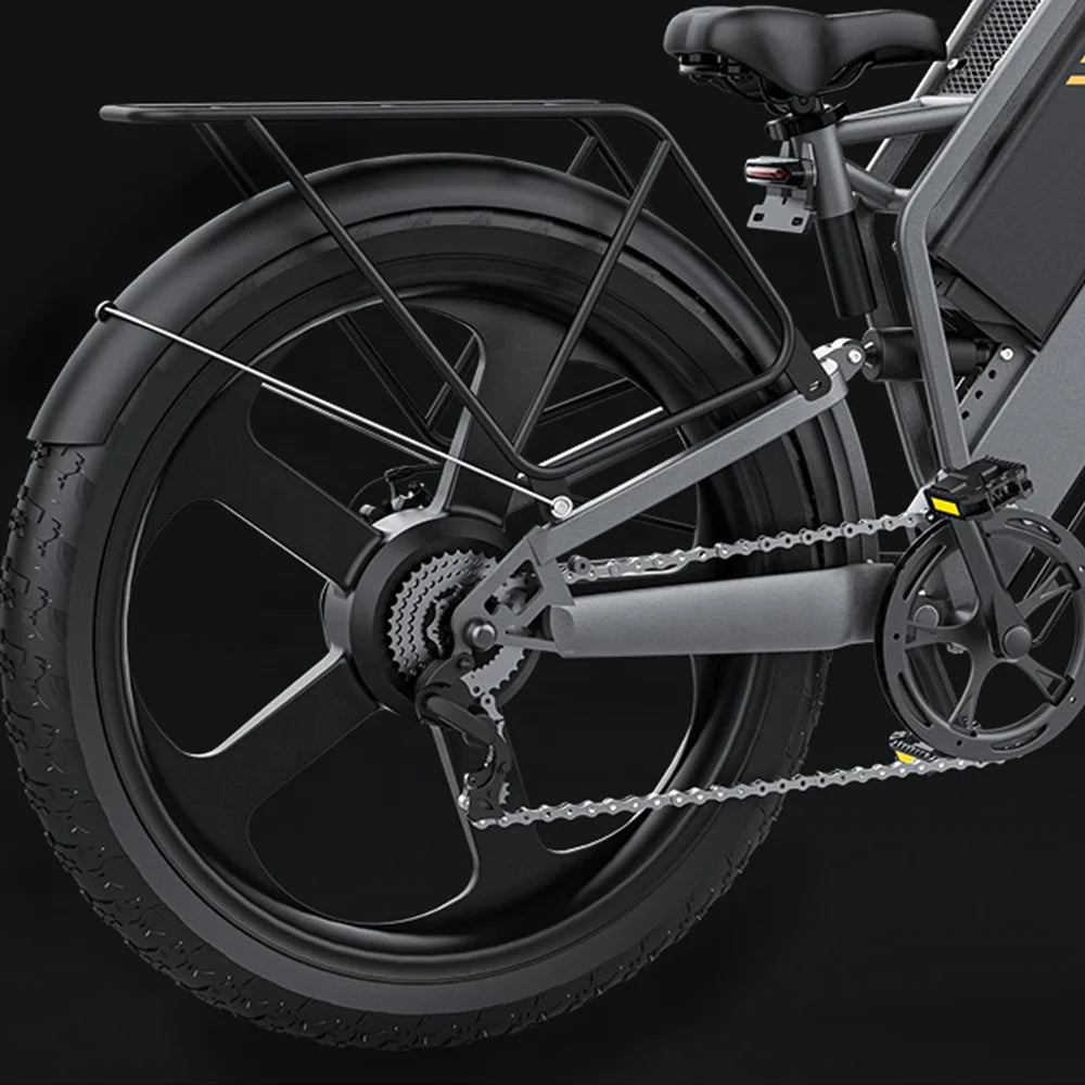 Bicicleta eléctrica COSWHEEL T26 de 1500W, bicicleta eléctrica china, bicicleta eléctrica de montaña, urbana y de cross con neumáticos anchos de 26 pulgadas
