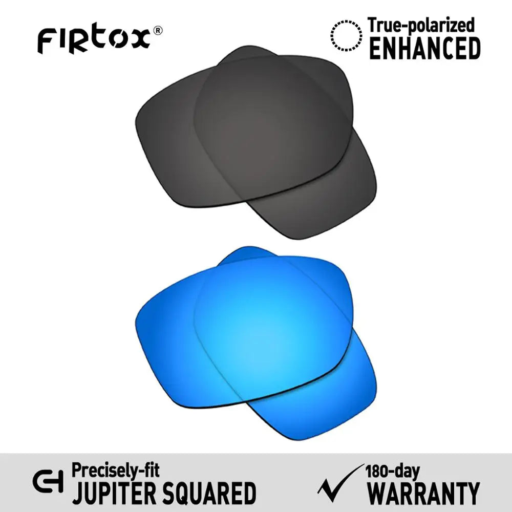 Wymienne soczewki polaryzacyjne Firtox True UV400 do okularów przeciwsłonecznych Oakley Jupiter Squared OO9135 (tylko kompatybilne soczewki) - Wiele opcji