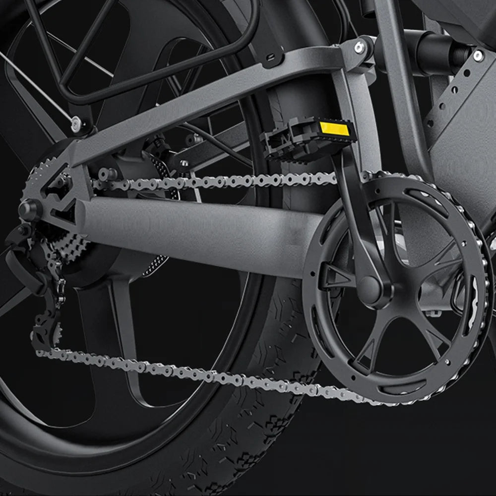 Bicicleta eléctrica COSWHEEL T26 de 1500W, bicicleta eléctrica china, bicicleta eléctrica de montaña, urbana y de cross con neumáticos anchos de 26 pulgadas