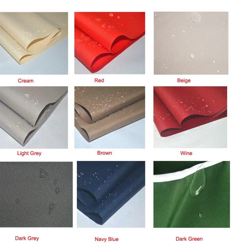 Repuesto de toldo a medida Cnsjmade. Tela de poliéster/Oxford duradera con revestimiento impermeable, cubierta superior para columpios de patio.